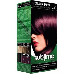 EC SUBLIME PROFESSIONAL HAIR COLOR CREAM COLOR PRO 4.71 INTENSE VIOLIN 50 ML - Matu krāsa ar keratīnu