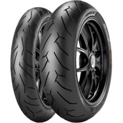 180/55ZR17 Pirelli DIABLO ROSSO II 73W TL SPORT TOURING Rear