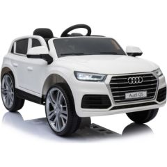 Audi Q5 vienvietīgs elektromobilis bērniem, balts