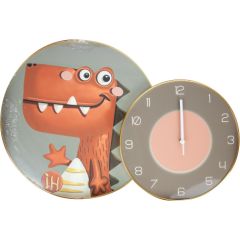 Wall clock FUN DRACO with a picture 40x60cm