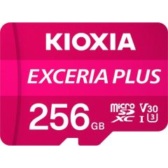 Kioxia Exceria Plus MicroSDXC 256 GB Class 10 UHS-I/U3 A1 V30 (LMPL1M256GG2)