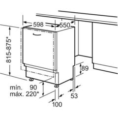 Bosch SMV41D10EU dishwasher Fully built-in 12 place settings E