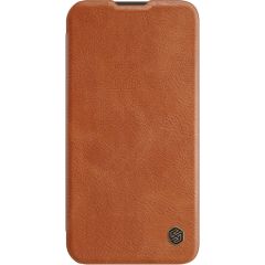 Чехол Nillkin Qin Pro Leather Apple iPhone 14 Pro Max коричневый