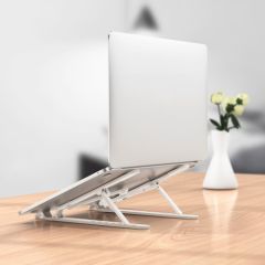 (Ir veikalā) Borofone BH70 Eagle white Universal folding laptop stand Portatīvā datora turētājs