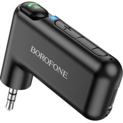 Wireless car Receiver adapter Borofone BC35 Wideway AUX BT black