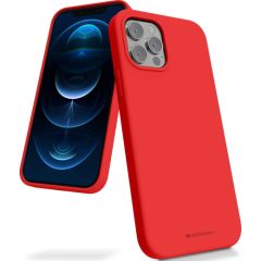 Чехол Mercury Silicone Case Samsung G991 S21 5G красный