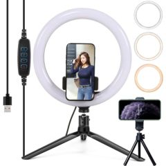 Phone holder Lamp tripod kit RL10-9 black 0.40m