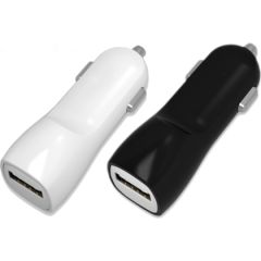 Автомобильная зарядка Tellos с USB разъемом (двойная) (1A+2A) белая