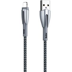 Cable USB Lightning Remax Armor, 1m, 3.0A (black)