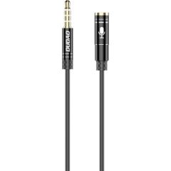 Audio Extension Cable Dudao L11S 3.5mm AUX, 1m (Black)