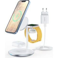 Choetech T585-F 3in1 inductive charging station iPhone 12/13, AirPods Pro, Apple Watch  White