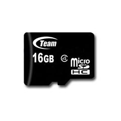 TEAM GROUP Memory ( flash cards ) 16GB Micro SDHC Class 4 with Adapter