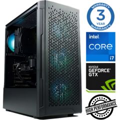 INTOP i7-12700F 16GB 250SSD M.2 NVME+2TB GTX1650 4GB no-OS