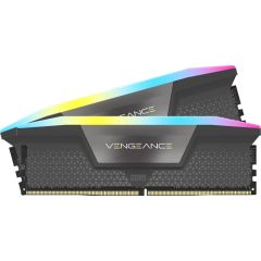 Corsair DDR5 32GB - 5200 - CL - 40 - Double-Kit - DIMM, CMH32GX5M2B5200Z40K, Vengeance RGB, XMP, EXPO, black