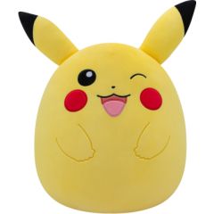 SQUISHMALLOWS Pokemon plīša rotaļlieta Winking Pikachu, 35 cm