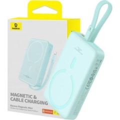 Powerbank Baseus Magnetic Mini 10000mAh 20W MagSafe (mint)