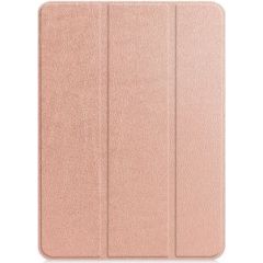 iLike   Redmi Pad 5 11 / Pad 5 Pro 11 Tri-Fold Eco-Leather Stand Case Rose Gold