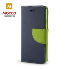 Mocco Smart Fancy Case Чехол Книжка для телефона Samsung A730 Galaxy A8 Plus (2018) Синий - Зелёный