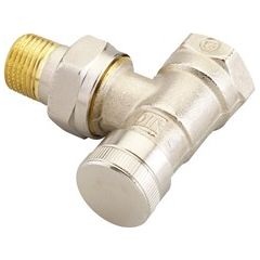 Danfoss RLV noslēgvārsts 1/2", leņķis ar noteci