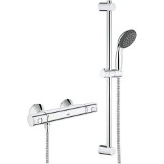 Grohe dušas termostats ar dušas statīva komplektu Precision Start, hroms