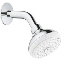 Grohe dušas galva ar turētāju Tempesta 100 IV, no sienas, hroms