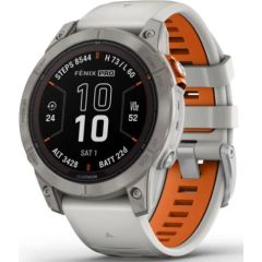 Garmin Fenix 7 Pro Sapphire Solar Titanium Grey/ Orange Edition