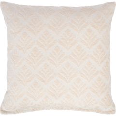 Pillow TEDDY 45x45cm, white floral motif