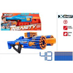 Pistole ar 48 porol. šautriņām līdz 27 m X-Shot Insanity Berzerko ZURU 8 g+ CB47146