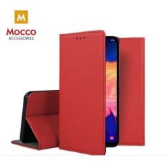 Mocco Smart Magnet Book Case Grāmatveida Maks Telefonam Samsung Galaxy S22 5G Sarkans