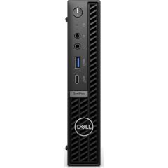 Dell OptiPlex 7010 Plus - Micro - Core i5 13500T / 1.6 GHz - vPro Enterprise - RAM 8 GB - SSD 256 GB - NVMe, Class 35 - UHD Graphics 770 - GigE, 802.11ax (Wi-Fi 6E) - WLAN: Bluetooth, 802.11a/b/g/n/ac/ax (Wi-Fi 6E) - Win 11 Pro - Monitor: ke