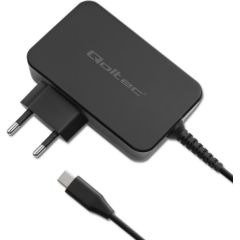 Qoltec 52388 GaN POWER PRO charger | 1xUSB-C | 100W | 5-20V | 3-5A | Black