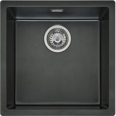 Reginox virtuves izlietne Texel 40 (L), viena bļoda, 450x450 mm, black silvery