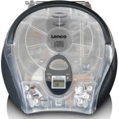 Portable stereo FM radio with CD player Lenco SCD24TR