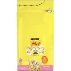 Purina FRISKIES Junior Chicken with Vegetables and Milk - Dry Cat Food - 1.5 kg