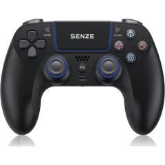 GameBox C2 Play Station 4 / PC bezvadu Bluetooth kontrolieris ar dubulto motoru vibrāciju melns