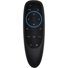 CP G10s Universāla Smart TV Air Mouse - Bluetooth / IR Pults Balss Asistents & Giroskops Melna