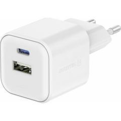 Swissten Tīkla Lādētājs GaN USB-C 35W PD / USB-A 27W QC