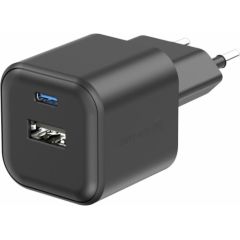 Swissten Tīkla Lādētājs GaN USB-C 35W PD / USB-A 27W QC