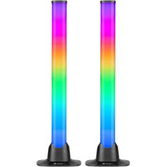 Tracer SET OF LAMPS SMART DESK RGB TUYA APP Smart table lamp Bluetooth Black