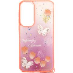 iLike Samsung  Galaxy A55 EPOXY CARTOON COVER Light Pink