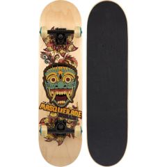 Skateboard NIJDAM MASQUERADE BRIGADE 52NT Turquoise/Burgundy