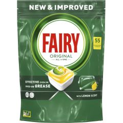 FAIRY ALL IN 1 LEMON tr.mazg.kaps. 55 gab.