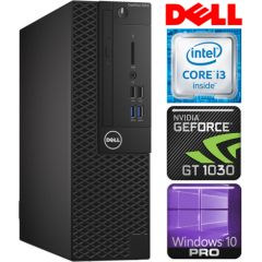 DELL 3050 SFF i3-7100 8GB 256SSD M.2 NVME+2TB GT1030 2GB WIN10Pro