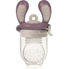 Kidsme Food Feeder bērna ēdināšanas ierīce cietiem produktiem (liels),Plum, no 6 mēn. - 160337PL