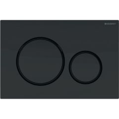 Geberit taustiņš Sigma20 New, 246x164 mm, black matt easy-to-clean coated/black