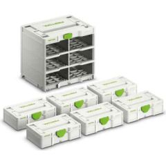 Instrumentu uzglabāšanas sistēma Systainer Festool SYS3-RK/6 M 337-Set