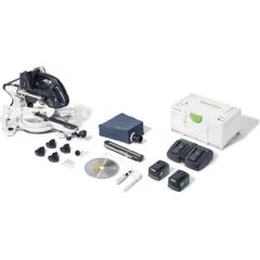 Leņķzāģis Festool KSC 60 EB 5,0 I-Plus KAPEX; 2x18 V; 2x5,0 Ah akum.