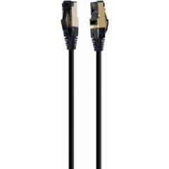 Kabelis Gembird S/ FTP Cat. 8 LSZH Patch Cord Black 7.5 m