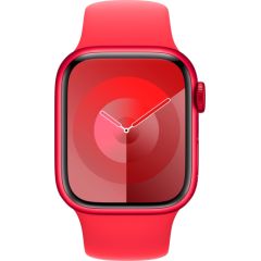 Apple Watch Series 9, Smartwatch (red/red, aluminum, 41 mm, sports band, cellular)