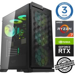 INTOP Ryzen 7 5700X 16GB 250SSD M.2 NVME RTX3050 6GB no-OS